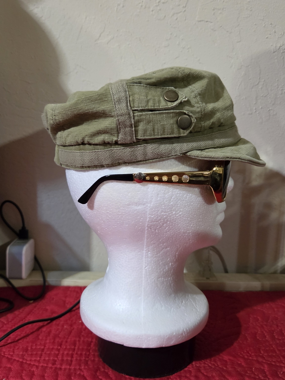 Unbranded Olive Green Cadet Cap